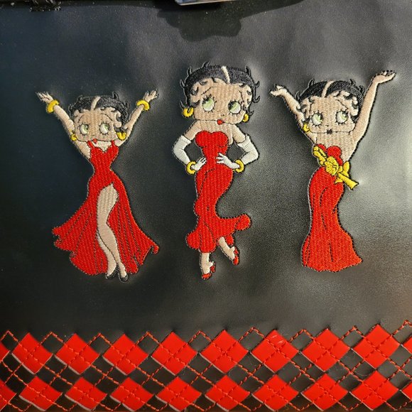 Betty Boop Harlequin Belt Buckle Purse - Picture 3 of 12